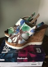 Scarpe Refresh donna estive zeppe alte N 39