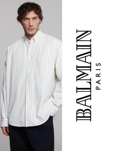 Camicia uomo balmain bianca - uomo,