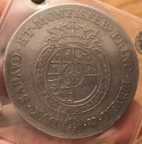 Moneta scudo lire 1757 - moneta, da