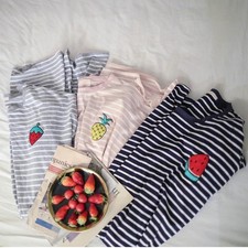 Camicia notte donna righe - camicia, da