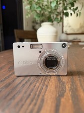 PENTAX Pentax OptioS Optio S 3,2 megapixel fotocamera digitale - argento TESTATA FUNZIONA BENISSIMO
