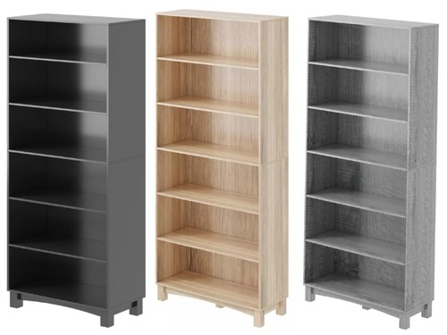 Libreria ripiani legno 6 - legno,