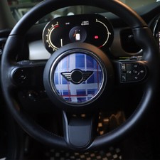 Adesivi Volante Blu per Mini