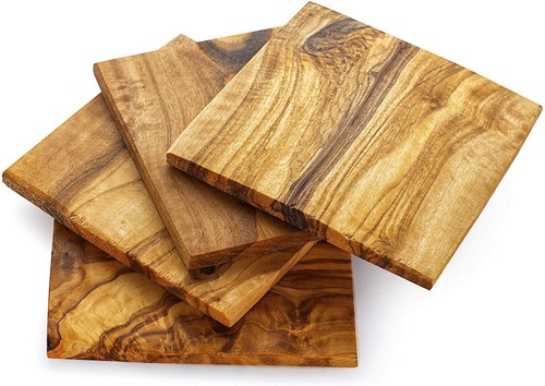 Set sottobicchieri legno - sottobicchieri,
