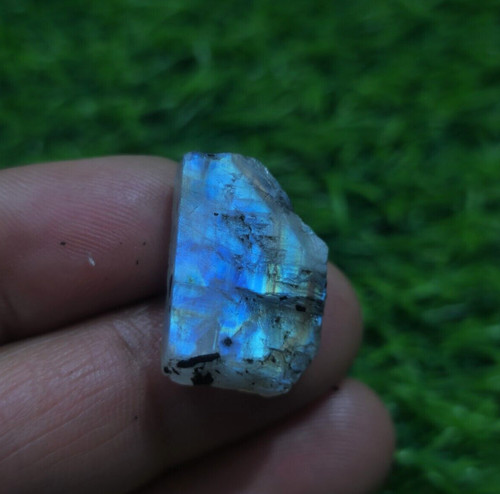 Pietra luna arcobaleno blu - luna,