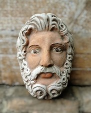 Maschera testa etrusca - testa, da