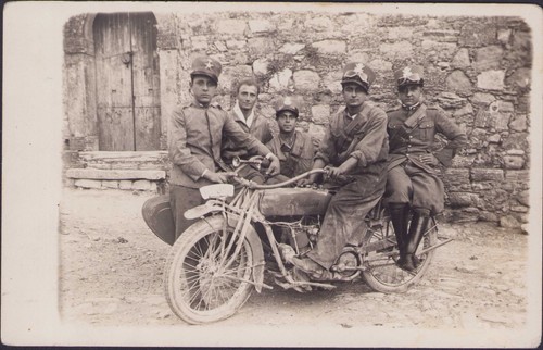 Cartolina fotografica militari - cartolina,