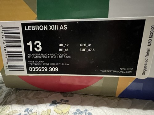 Nike lebron xiii all - star, /