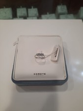 ANELLO TRILOGY   COMETE ORO BIANCO 18KT DIAMANTI NATURALI 0.27 CT CARTA IDENTITÀ