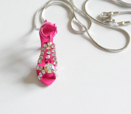 Collana scarpa fucsia - , /