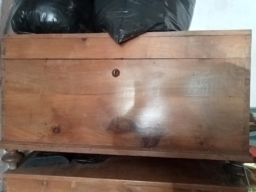 Enorme baule legno vintage 50 - baule,