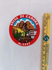 Adesivo - Old Sticker - Selva di Cadore - 8 cm