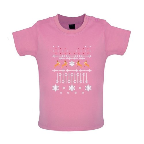 Natale renna bambino t shirt - natale,