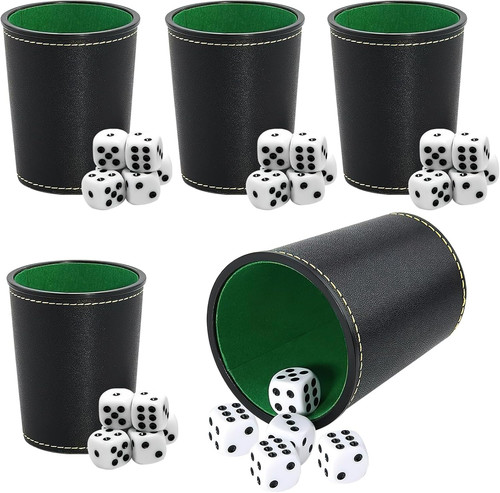 Set bicchieri in pelle - set, di