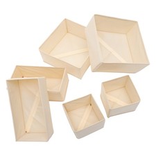  6 Pcs Scatola Porta Oggetti Organizzatore Per Riporre Biancheria Intima