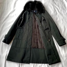 Cappotto imbottito trench nero