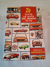 SPECIALE QUATTRORUOTE TAM TUTTE LE AUTO DEL MONDO ANNO 1971/72 VEDI FOTO