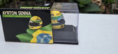 Casco minichamps ayrton - 1:8,