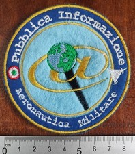 TOPPA PATCH PUBBLICA INFORMAZIONE AERONAUTICA MILITARE - MEDIA E COMUNICAZIONE