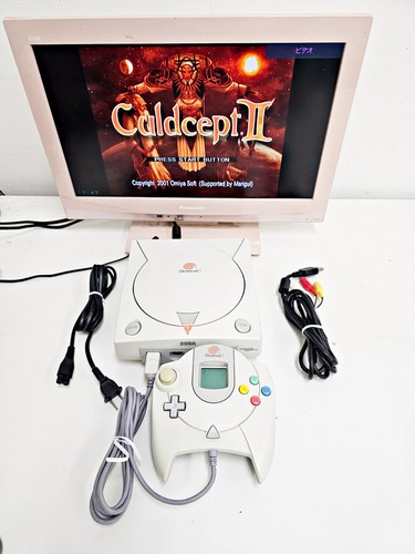 Console bianca sega dreamcast - console,