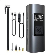 Mini Compressore ad Aria Auto Portatile Gonfiatore Ricaricabile Display LED Auto