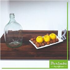 Damigiana di vetro trasparente