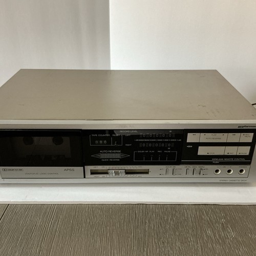 Cassette tape deck performance - deck,