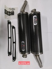 COPPIA MARMITTE/TERMINALI MIVV CARBONIO OVALE RACING  DUCATI MONSTER 900 D004SE