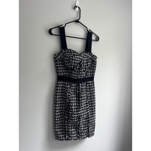 Guess black white tweed - tweed, boucle