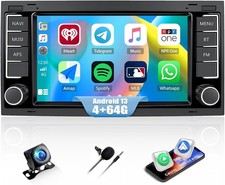 AMECHO Android 13 Autoradio per VW Touareg 04-11 e Transporter T5 8+64 giga