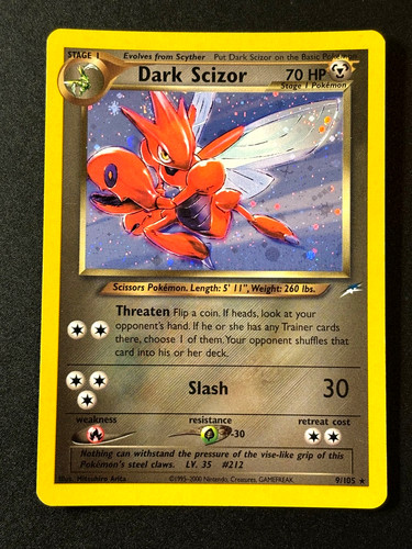 Dark scizor 105 - dark, scheda