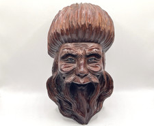Maschera in legno vintage
