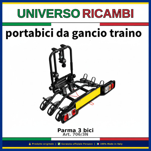 Portabici gancio traino - portabici, da