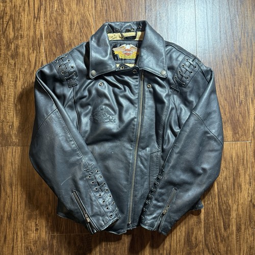 Raro giacca pelle moto biker - pelle,