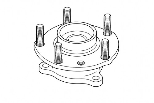Mozzo ruota anteriore suzuki - mozzo,