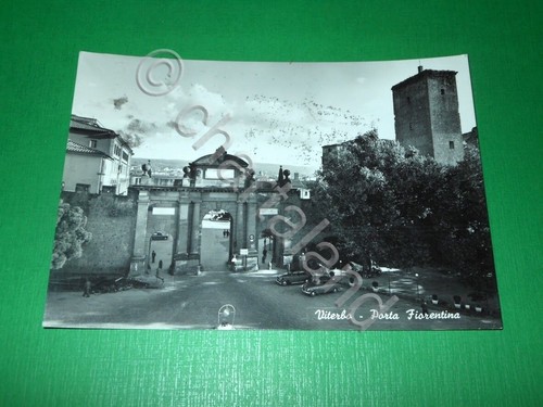 Cartolina viterbo porta - viterbo,