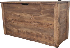 CASSAPANCA in LEGNO Baule Contenitore Panca Con Vano Portaggetti 90X35X50H Noce 