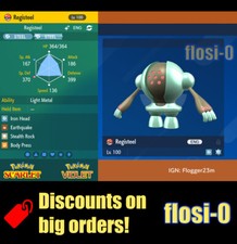 6IV Shiny Registeel Pokemon