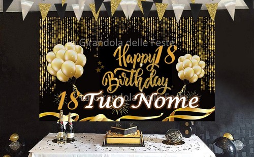 Striscione anni banner - striscione,