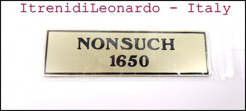 Targa nonsuch ottone mm - targa,
