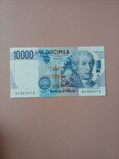 BANCONOTA 10000 LIRE VOLTA