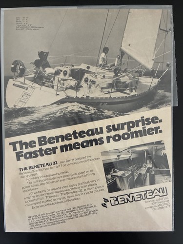 1983 beneteau prima serie - beneteau, 32