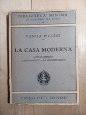 Vanna Piccini - La casa moderna - Cavallotti 1946