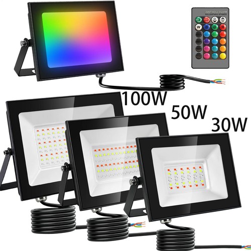 Proiettore led rgb 100w - led,