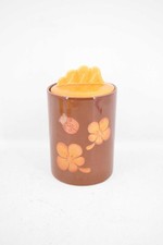 Brown ceramic thun vase item