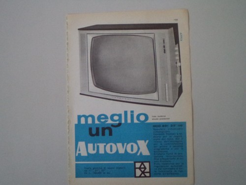 Advertising pubblicità 1960 - pubblicità,