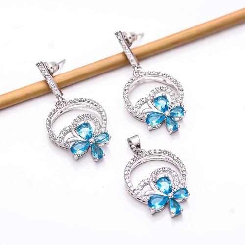 Set orecchini pendenti - , fatti