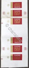 Pubblicità Tabacchi - Carta imballo stecche sigarette Player's Gold Leaf