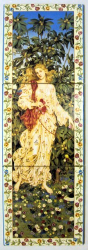Pannello piastrelle chiaro - , di