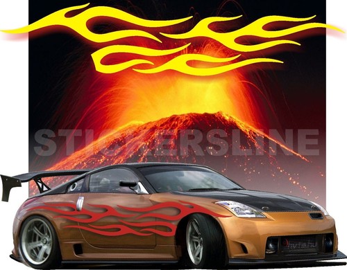 Adesivi fiamme fiancate - , auto